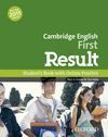 FIRST CERTIFICATE IN ENGLISH RESULT STUDENT'S BOOK+ OSP PACK EXAM 2015