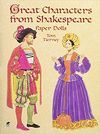 GREAT CHARACTERS FROM SHAKESPEARE PAPER DOLLS