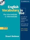 ENGLISH VOCABULARY IN USE PRE-INTERMEDIATE AND INTERMEDIATE WITH ANSWERS AND CD-ROM (FACE2FACE) 3ªED