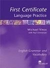 FIRST CERTIFICATE LANGUAGE PRACTICE WITH KEY