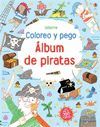 ALBUM DE PIRATAS. COLOREO Y PEGO