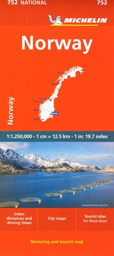 NORWAY (NORUEGA) MAPA NATIONAL 752