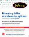 FORMULAS Y TABLAS DE MATEMATICA APLICADA. 4ª ED.