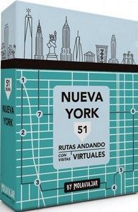 NUEVA YORK 51 RUTAS ANDANDO CON VISITAS VIRTUALES. CAJA CON 51 TARJETAS