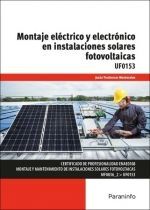 UF0153 MONTAJE ELECTRICO Y ELECTRONICO EN INSTALACIONES SOLARES FOTOVOLTAICAS