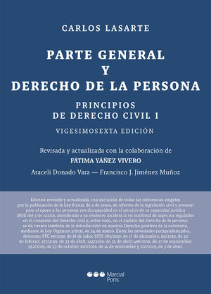 PRINCIPIOS DERECHO CIVIL I PARTE GENERAL PERSONA