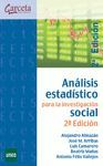 ANALISIS ESTADISTICO DE LA INVESTIGACION SOCIAL. 2ª ED.
