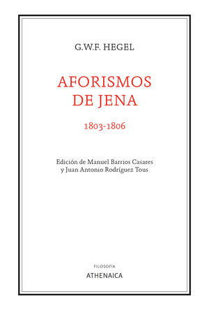 AFORISMOS DE JENA (1803-1806)