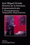 HISTORIA DE LA LITERATURA HISPANOAMERICANA 3.POSTMODERNISMO,VANGUARDIA