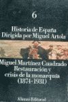 HISTORIA DE ESPAÑA 6.RESTAURACION Y CRISIS DE