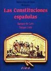 LAS CONSTITUCIONES ESPAÑOLAS