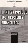 EL NUEVO PAPEL DE LOS DIRECTORES FINANCIEROS