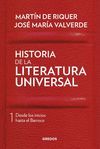 HISTORIA DE LA LITERATURA UNIVERSAL VOL. 1