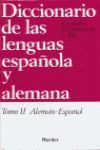 DICCIONARIO LENGUAS ESPAÑOLA Y ALEMANA T.II