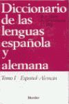 DICCIONARIO LENGUAS ESPAÑOLA Y ALEMANA T.I