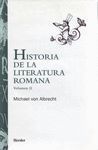 HISTORIA DE LA LITERATURA ROMANA VOL.2