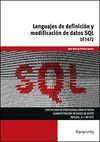 UF1472 LENGUAJES DE DEFINICION Y MODIFICACION DE DATOS SQL
