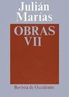 OBRAS JULIAN MARIAS VII  REVOL.