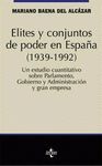 ELILTES Y CONJUNTOS DE PODER EN ESPAÑA(1939-1