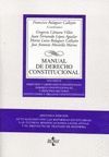 MANUAL DE DERECHO CONSTITUCIONAL. VOL. 2. 2ª ED.