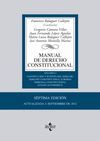 MANUAL DE DERECHO CONSTITUCIONAL. VOLUMEN 1
