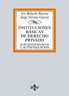 INSTITUCIONES BÁSICAS DE DERECHO PRIVADO