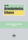 LEY DE ARRENDAMIENTOS URBANOS. 5ª ED. 2017