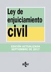 LEY DE ENJUICIAMIENTO CIVIL. ED. 2017