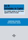 LEY DE SOCIEDADES DE CAPITAL ED. 2018