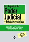 LEY ORGÁNICA DEL PODER JUDICIAL ED. 2018