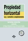 PROPIEDAD HORIZONTAL. 9ª ED. 2019