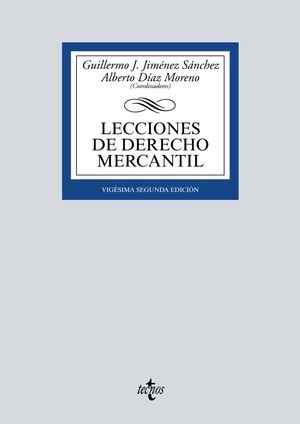 LECCIONES DE DERECHO MERCANTIL 22ª ED. 2019
