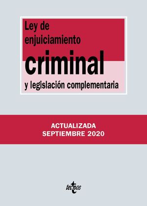 LEY DE ENJUICIAMIENTO CRIMINAL 2020