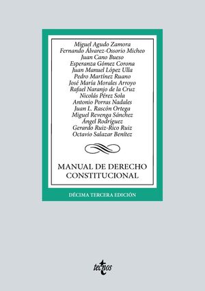MANUAL DE DERECHO CONSTITUCIONAL 13ª ED.