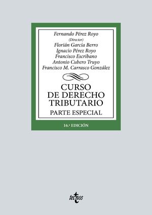 CURSO DE DERECHO TRIBUTARIO 16ª ED.