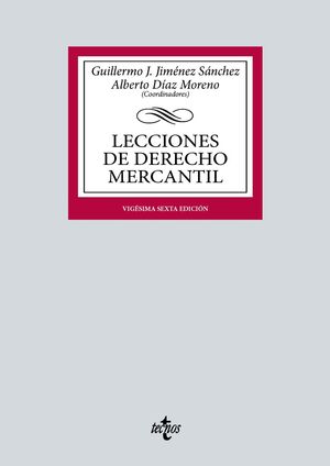LECCIONES DE DERECHO MERCANTIL ED. 2023