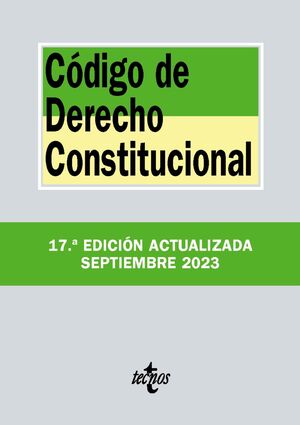 CÓDIGO DE DERECHO CONSTITUCIONAL ED. 2023