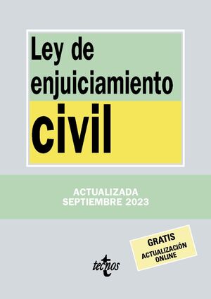 LEY DE ENJUICIAMIENTO CIVIL ED. 2023