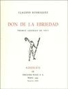 DON DE LA EBRIEDAD. PREMIO PRINCIPE ASTURIAS 1993
