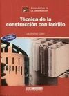 TECNICA DE LA CONSTRUCCION CON LADRILLO