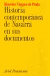 HISTORIA CONTEMPORANEA DE NAVARRA CON SUS DOCUMENTOS