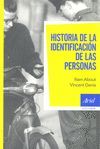 HISTORIA DE LA IDENTIFICACION DE LAS PERSONAS