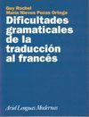 DIFICULTADES GRAMATICALES DE LA TRADUCCION AL FRANCES
