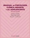 MANUAL DE PSICOLOGIA CLINICA INFANTIL Y DEL ADOLESCENTE. TRASTORNOS GE
