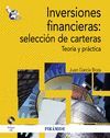 INVERSIONES FINANCIERAS: SELECCIÓN DE CARTERAS. CON CD