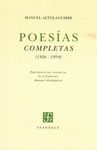POESIAS COMPLETAS 1926-1959 (ALTOLAGUIRRE)
