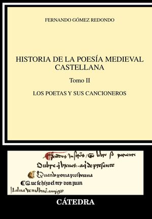 HISTORIA DE LA POESÍA MEDIEVAL CASTELLANA TOMO II