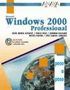 WINDOWS 2000 PROFESSIONAL  CON CD-ROM . PASO A PASO