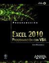 EXCEL 2010. PROGRAMACION CON VBA ( PROGRAMACION )