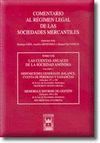 COMENTARIO AL REGIMEN LEGAL DE LAS SOCIEDADES MERCANTILES